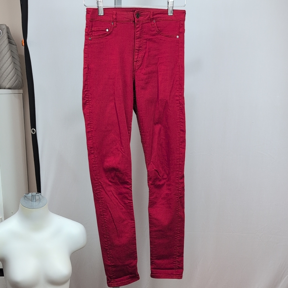 🔖 Women's Red Skinny Jeans - NWOT